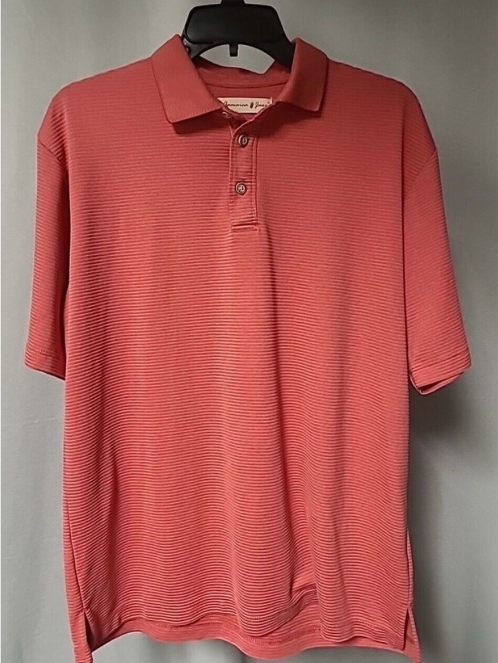 Men's Jamaica Jaxx Coral Short-Sleeve Polo, Medium
